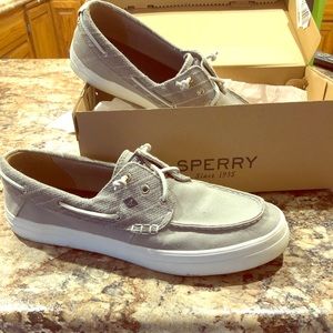 Woman’s Sperry boat shoes .